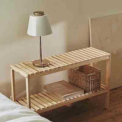 木製 オープンラック 2段