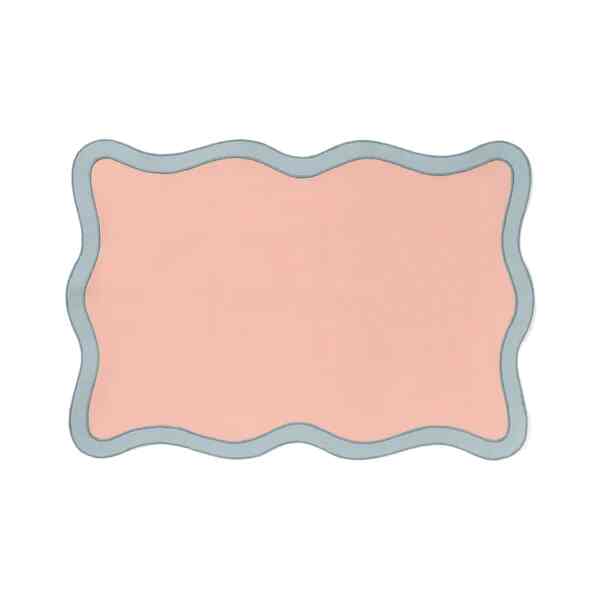 バイカラー ウェーブ ランチマット［3色］