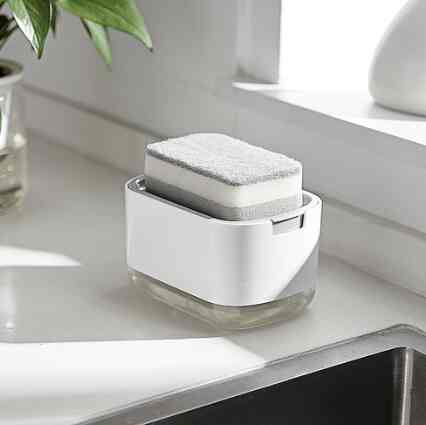 Tempat Sabun Cuci Piring Putih H200