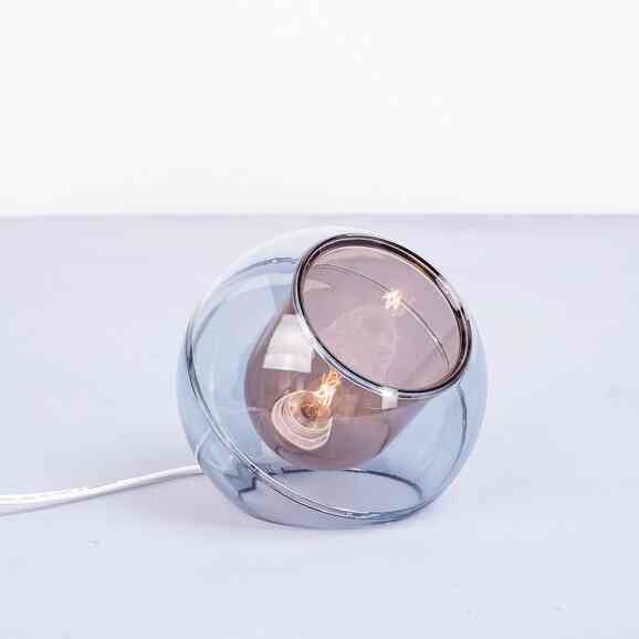 Bloom Lampu Meja Mix Smoke Brown