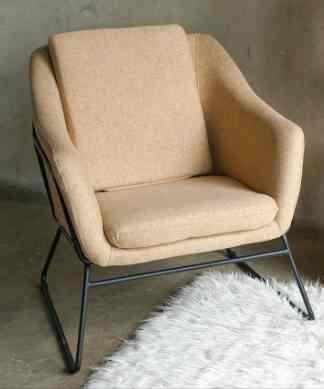 MIA LOUNGE CHAIR - Beige