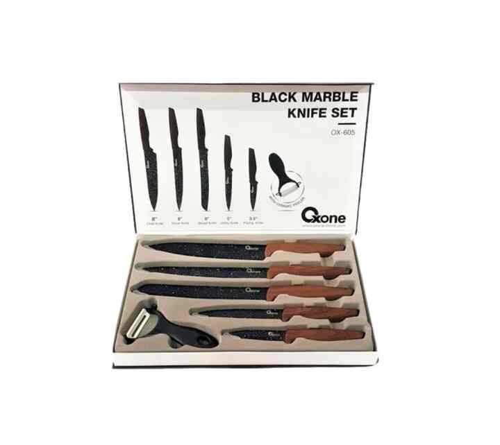 Set Pisau Dapur Marbel - OX605