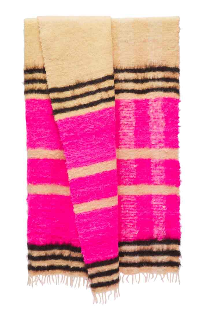 Acid Stripe Momostenango Blanket