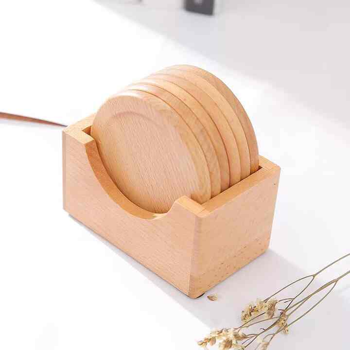 Wooden Coaster Set