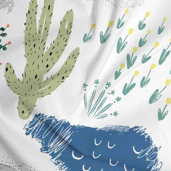 Sprei Katun Lokal - Cactus Series Crayon