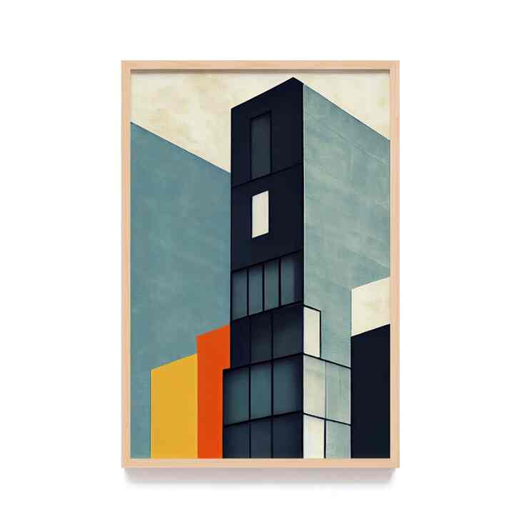 Wall art 35x50cm Gedung