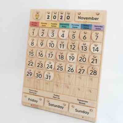 Wooden Calendar