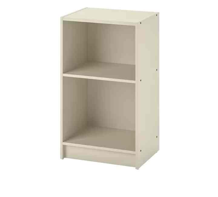 GURSKEN Meja samping tempat tidur, krem muda