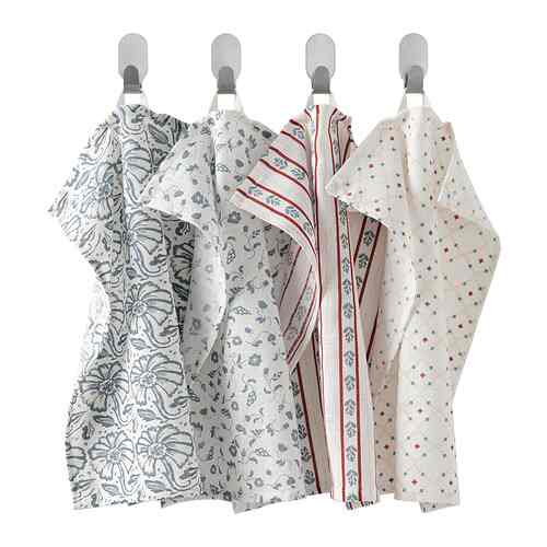 INAMARIA, Lap dapur, berpola biru/merah muda, 30x40 cm