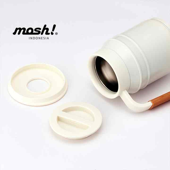 Mug Cup Gelas Stainless Steel 400 ML - IVORY