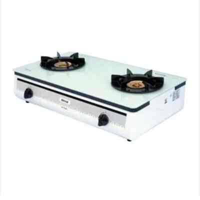 Kompor Gas Kaca 2 Tungku Rinnai RI-712GAW