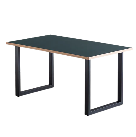 THE TABLE / リノリウム グリーン系 × Black Steel