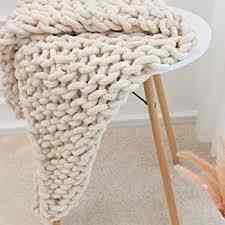 Chunky Knit Blanket
