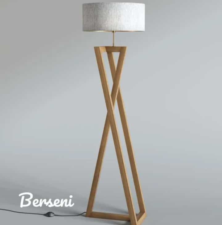 OZ - Lampu Stand Hias Hitam