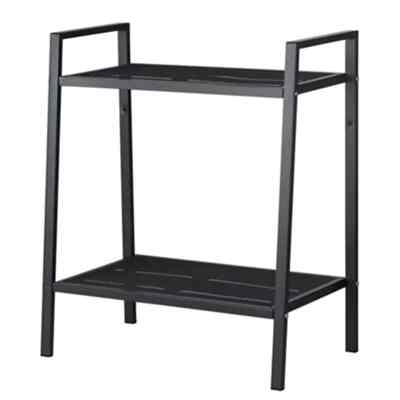 LERBERG, Shelf unit, dark grey, 60x70 cm