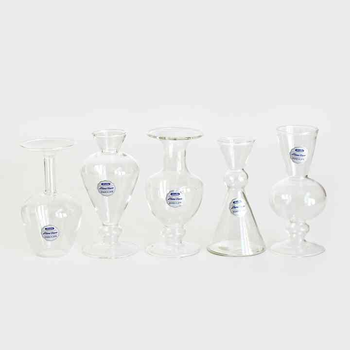 MINI VASE -CLEAR- フラワーベース［5種］