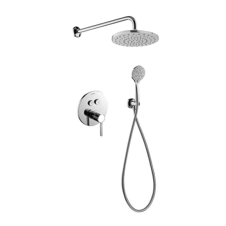  FCP 3327 Keran Mixer Shower Tanam Set Dinding 