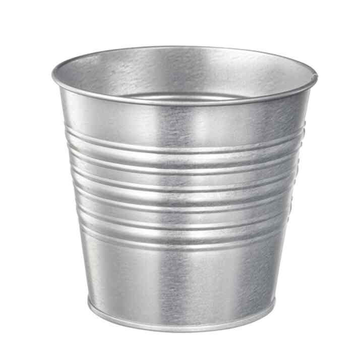SOCKER, Pot tanaman, dalam/luar ruang/galvanis, 10.5 cm