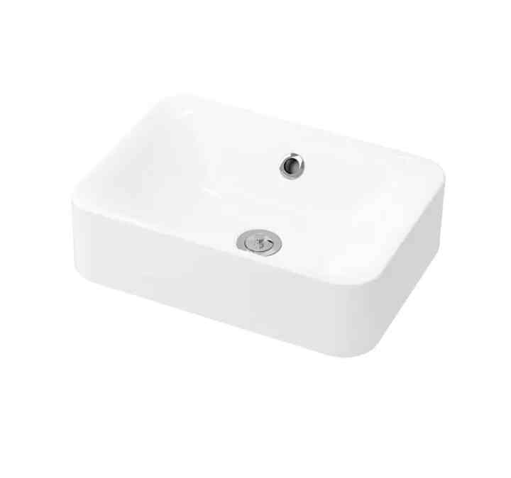 HÖRVIK Countertop wash-basin, white