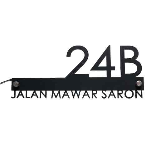 Angka Nomor Rumah Akrilik