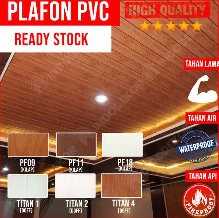 Plafon PVC Minimalis Mewah dan Murah