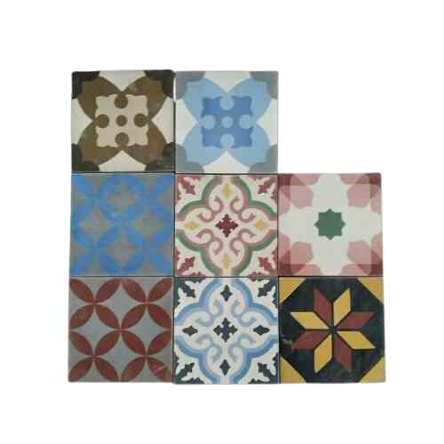 Ubin / Tegel Klasik Motif 20 cm x 20 cm