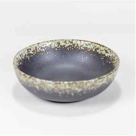 Mangkok Saji Keramik Motif Embun 16cm