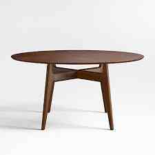 Tate Walnut Wood Round Dining Table(multiple optioins)
