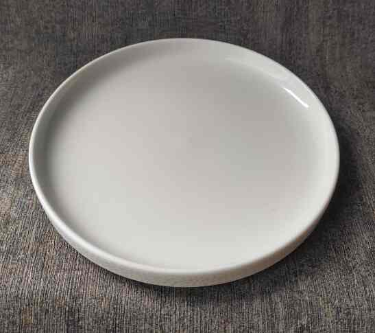 White Stackable Salad Plate