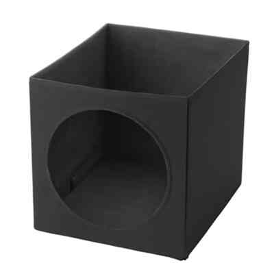 LURVIG Rumah kucing, hitam, 33x38x33 cm