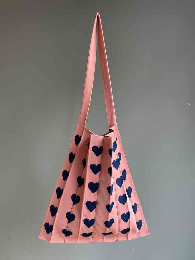 Knitty / Heart / Coral (0413)