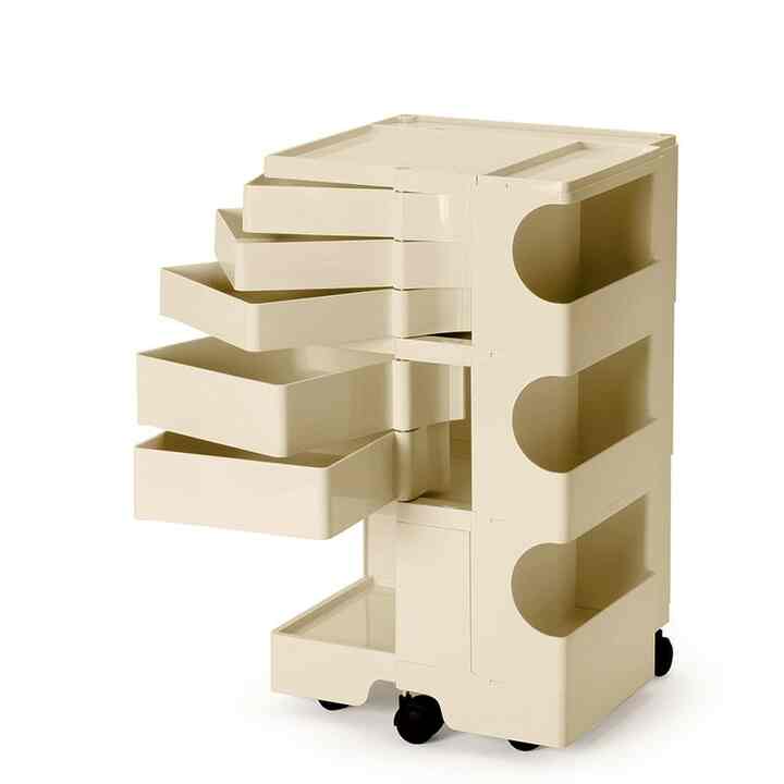 ボビーワゴン 3段5トレイ ベージュ