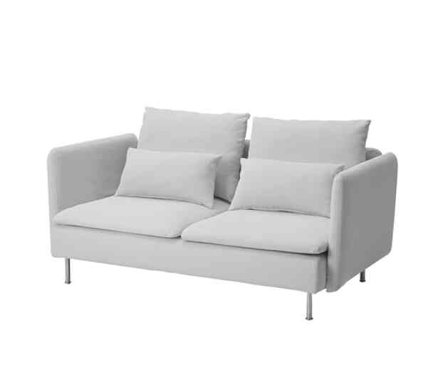 SÖDERHAMN Compact 3-seat sofa, finnsta white
