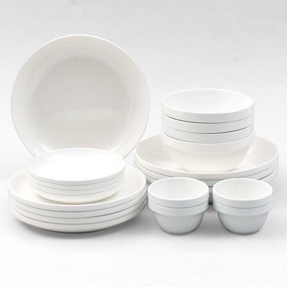 ニトリ 綺麗にスタッキングできるお皿 DAY Valueシリーズ ホワイト色5