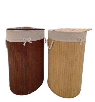 Keranjang baju bambu