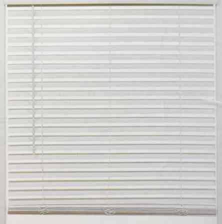 Tirai gulung Faux Wood Putih 60x180cm