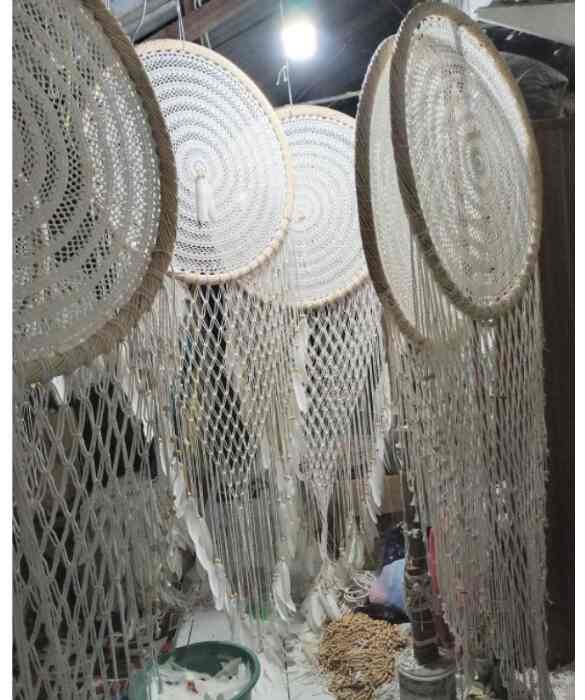 DREAM CATCHER BIGE SIZE 80CM