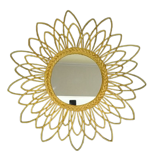 CERMIN ROTAN BESAR 80cm