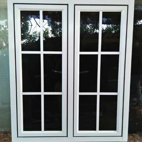 Jendela Chasment Aluminium 120x110cm