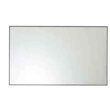 無垢の木の洗面台 スリム枠ミラー(大)