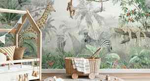 Jungle Friends with Jungle Background