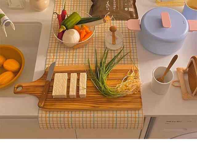 チェック柄 キッチンペーパー　