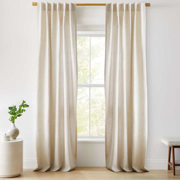 European Flax Linen Curtain