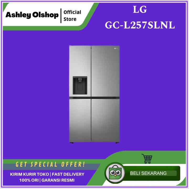 GC-L257SLNL 635L Kulkas Side by Side Dispenser