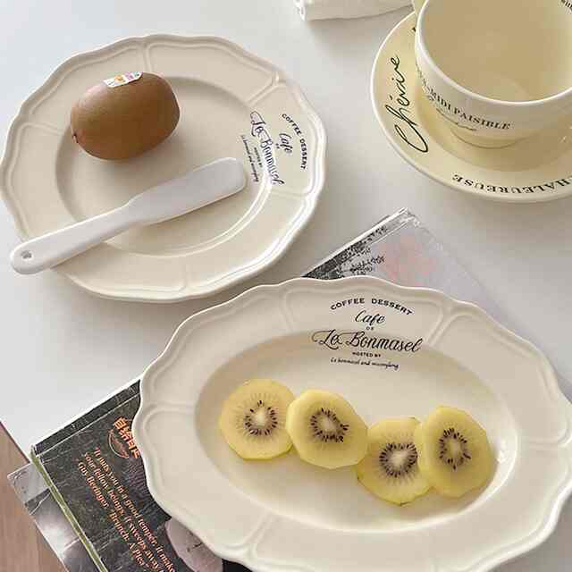 ヴァンテージフランス語フラワー形プレート