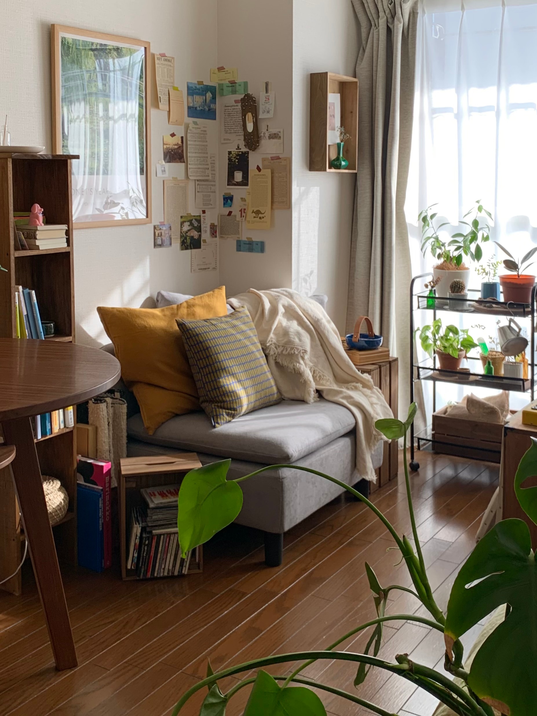 IKEA カーテン KALAMONDIN 145×178 2セット 計4枚 KALAMONDIN room darkening curtains, 1 pair, beige/with heading