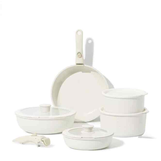 Carote Putih Granit Antilengket 11pcs