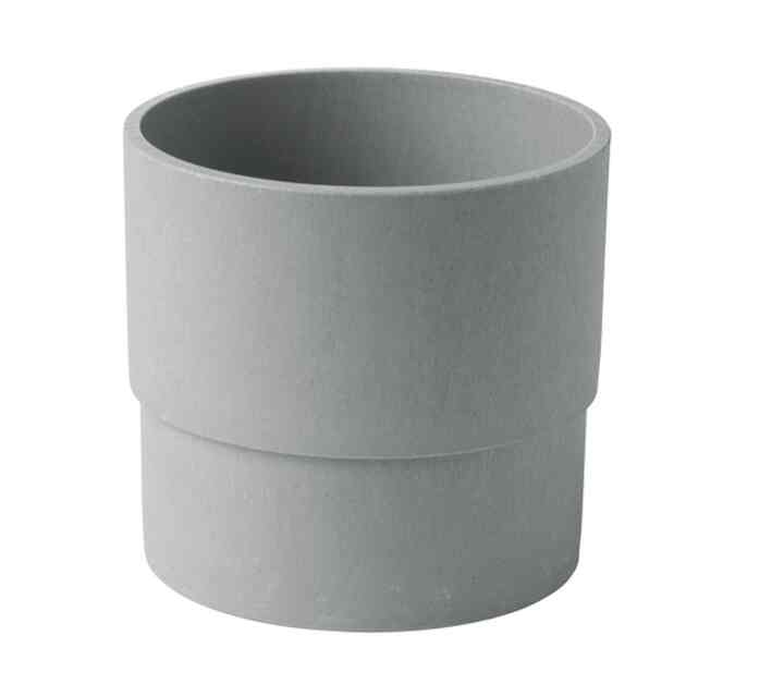 NYPON Plant pot, in/outdoor grey, 12 cm