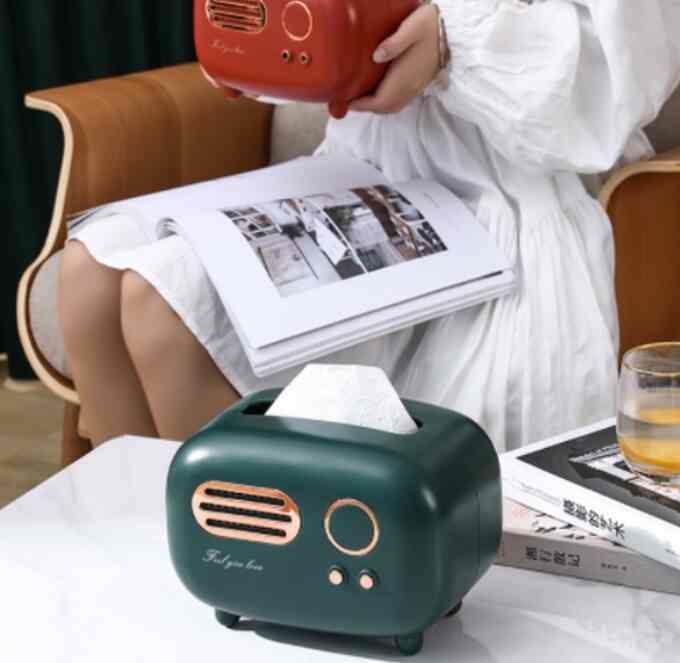 Kotak tissue bentuk radio