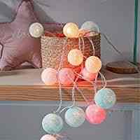 Cotton Ball String Lights
